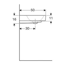 Load image into Gallery viewer, Geberit Citterio Wall-Hung Basin with Right Shelf Surface 900mm