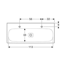 Load image into Gallery viewer, Geberit Citterio Rectangular Wall-Hung Basin 1200mm