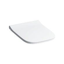 Load image into Gallery viewer, Geberit Smyle Square Sandwich-Shaped Toilet Seat - White
