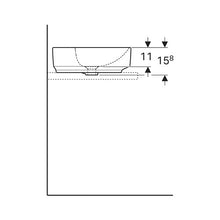 Load image into Gallery viewer, Geberit VariForm Round Countertop Vanity Basin with Tap Hole Bench