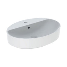 Load image into Gallery viewer, Geberit VariForm Oval Countertop Vanity Basin with Tap Hole Bench