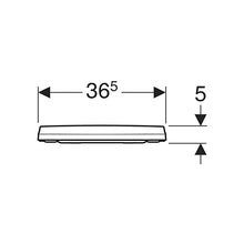 Load image into Gallery viewer, Geberit iCon Slim Design Toilet Seat - White