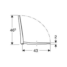 Load image into Gallery viewer, Geberit iCon Slim Design Toilet Seat - White