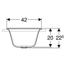 Load image into Gallery viewer, Geberit Bambini Oval Bathtub - White