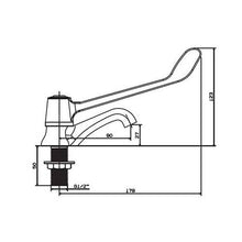 Load image into Gallery viewer, Cobra Medical Pillar Tap with Blue Indice