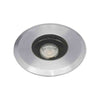 Spazio Neo Large Recessed Warm White Ground Light - Silver