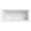 Geberit Rekord Rectangular Built-in Bathtub 163L