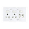 Crabtree Classic Double RSA Slimline Combo Socket 4 x 4