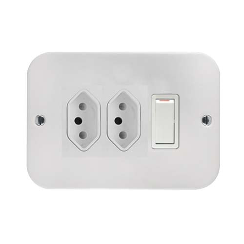 Crabtree Industrial Double Slimline Socket 2x4 – Livecopper
