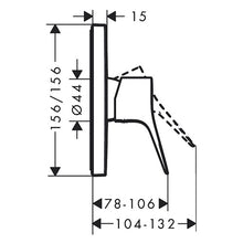 Load image into Gallery viewer, hansgrohe Vivenis Single Lever Shower Mixer - Chrome