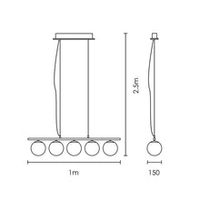 Load image into Gallery viewer, Spazio X5 Pendant - Gold