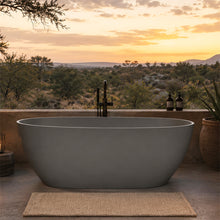 Load image into Gallery viewer, Two Tone Stone Amor Freestanding Bath