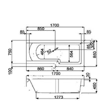 Load image into Gallery viewer, Cobra Elegancia Shower Bath - White