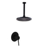 Trendy Taps Ceiling Mount Shower Head and Mixer Blackened Brass