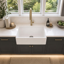 Load image into Gallery viewer, Two Tone Stone Butler Single Bowl Kitchen Sink