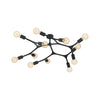 EGLO Bocadella 12 Light Ceiling Light - Black