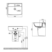 Load image into Gallery viewer, Cobra Arrive Square Wall-Hung Basin