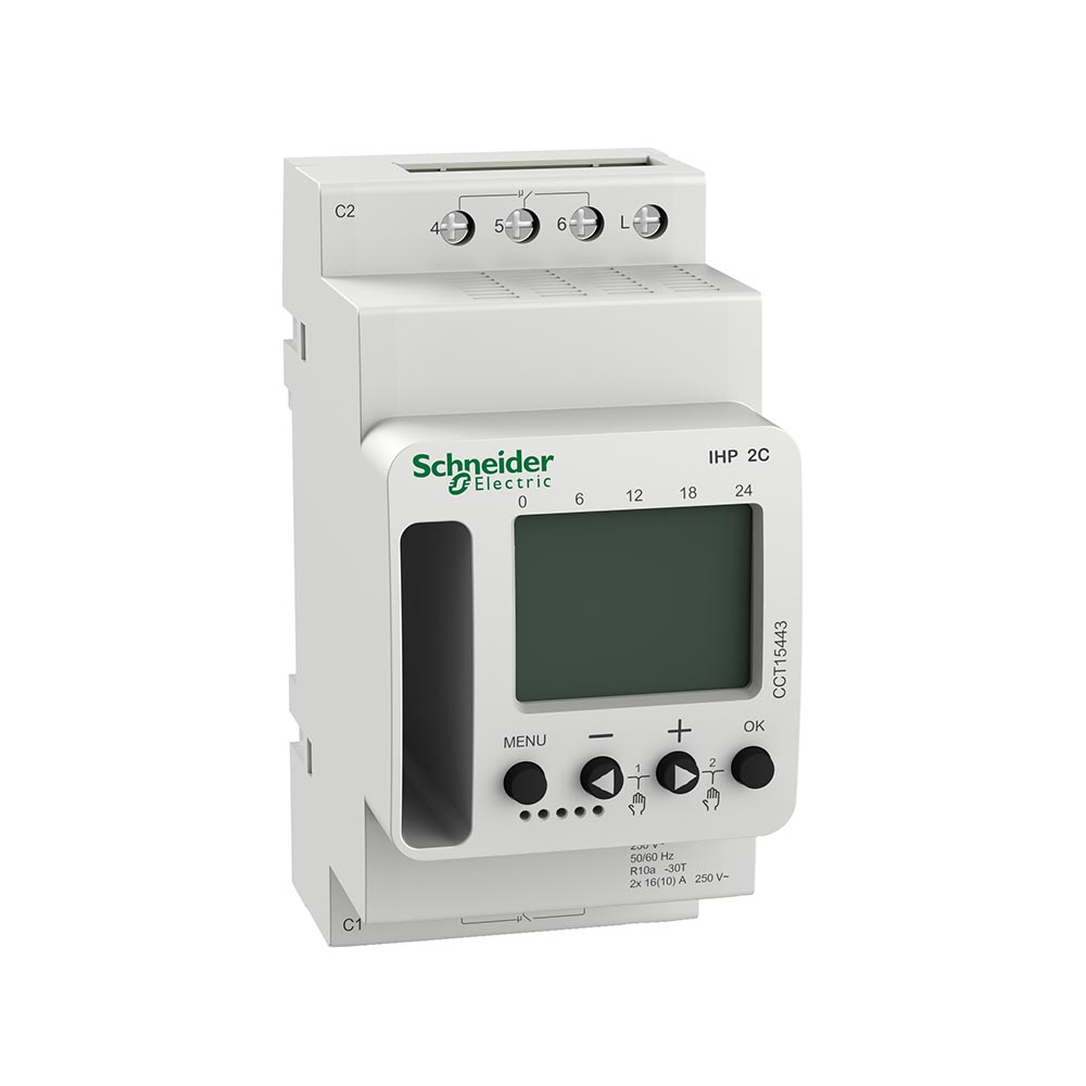 Schneider Electric Acti9 Double Channel Programmable Time Switch - IHP w