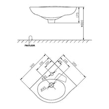 Load image into Gallery viewer, Cobra Shelter Wall-Hung Corner Basin