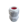 MATelec Cable Gland No.1 - White / Red Grommet