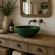 Load image into Gallery viewer, Two Tone Stone Circum Countertop Vanity Basin