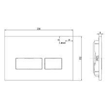 Load image into Gallery viewer, Cobra Cistern Actuator Plate Square