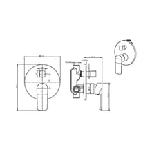 Load image into Gallery viewer, Cobra Seine Bath Mixer with Diverter