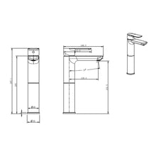 Load image into Gallery viewer, Cobra Seine High Rise Basin Mixer