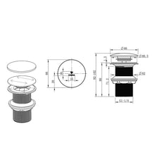 Load image into Gallery viewer, Cobra Seine Unslotted Basin Waste