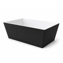Load image into Gallery viewer, Two Tone Stone Cubus Countertop Vanity Basin