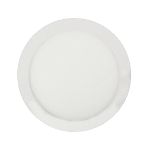 Straight LED Round Panel Downlight 12W Natural White