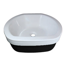 Load image into Gallery viewer, Two Tone Stone Emineo Countertop Vanity Basin