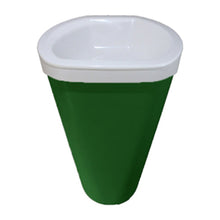 Load image into Gallery viewer, Two Tone Stone Emineo Pillar Free-Standing Basin