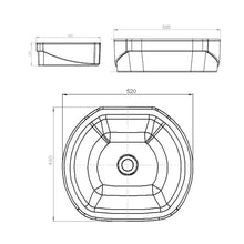 Load image into Gallery viewer, Two Tone Stone Emineo Countertop Vanity Basin