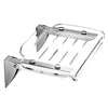 Stunning Bathrooms Fold Up Stainless Steel and Acrylic Shower Seat - Silver
