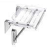 Stunning Bathrooms Fold Up Acrylic Shower Seat - Silver
