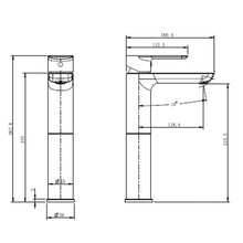 Load image into Gallery viewer, Cobra Seine High Rise Basin Mixer