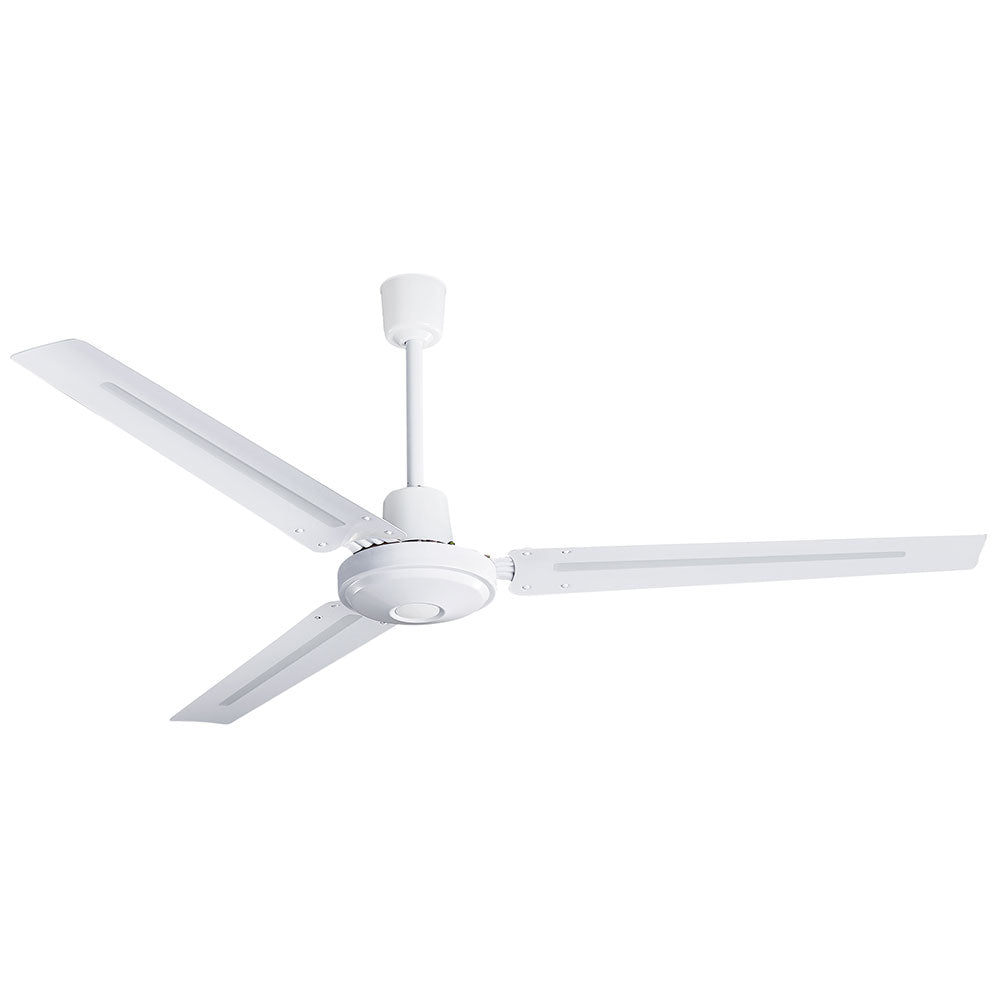 3 Blade Industrial Ceiling Fan 1420mm - White