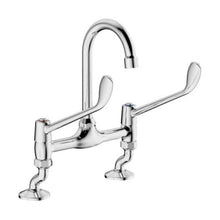 Load image into Gallery viewer, Cobra Medical Pillar Type Mixer with Swan Neck Aerated Swivel Outlet