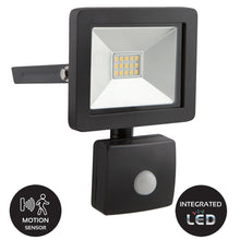 Load image into Gallery viewer, Eurolux LED Floodlight 10W With Sensor - Black