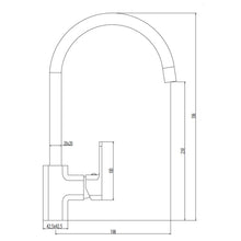 Load image into Gallery viewer, Cobra Arrive Sink Mixer - Matt Ebony