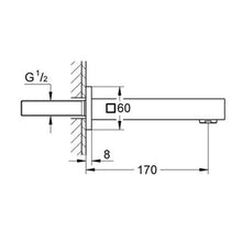 Load image into Gallery viewer, GROHE Eurocube Bath Spout