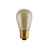 Amber Carbon Filament Mini-Pear E27 40W Warm White Bulb
