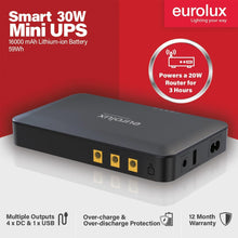 Load image into Gallery viewer, Eurolux Smart 30W Mini UPS