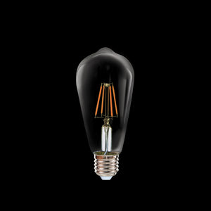 K. Light LED Filament Balloon Bulb ST64 E27 4W 2200K