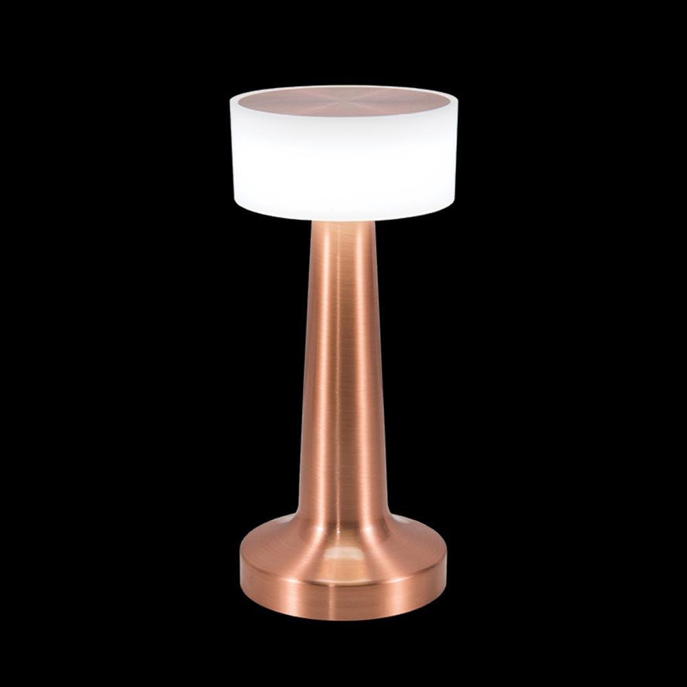 K. Light Beacon Rechargeable Table Lamp - Copper