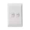 CBi PVC 2 Lever 2-Way Light Switch 4 x 2