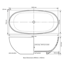 Load image into Gallery viewer, Livingstone Amelia Freestanding Bath