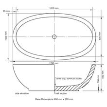 Load image into Gallery viewer, Livingstone Isola Freestanding Bath