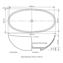 Load image into Gallery viewer, Livingstone Sienna Freestanding Bath